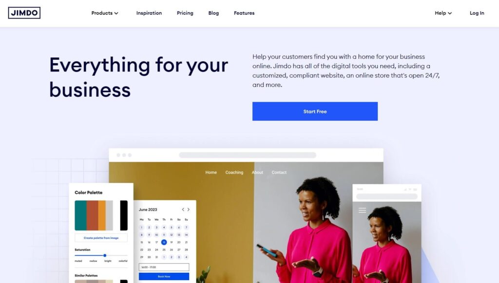 jimdo AI website Builder